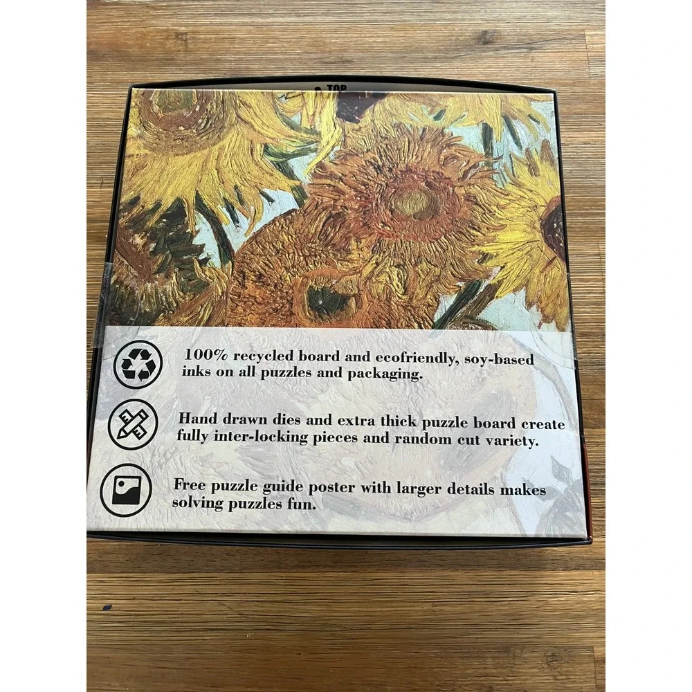 Max Renard Van Gogh Sunflowers Painting 1000 Piece‎ Jigsaw Puzzle New Sealed